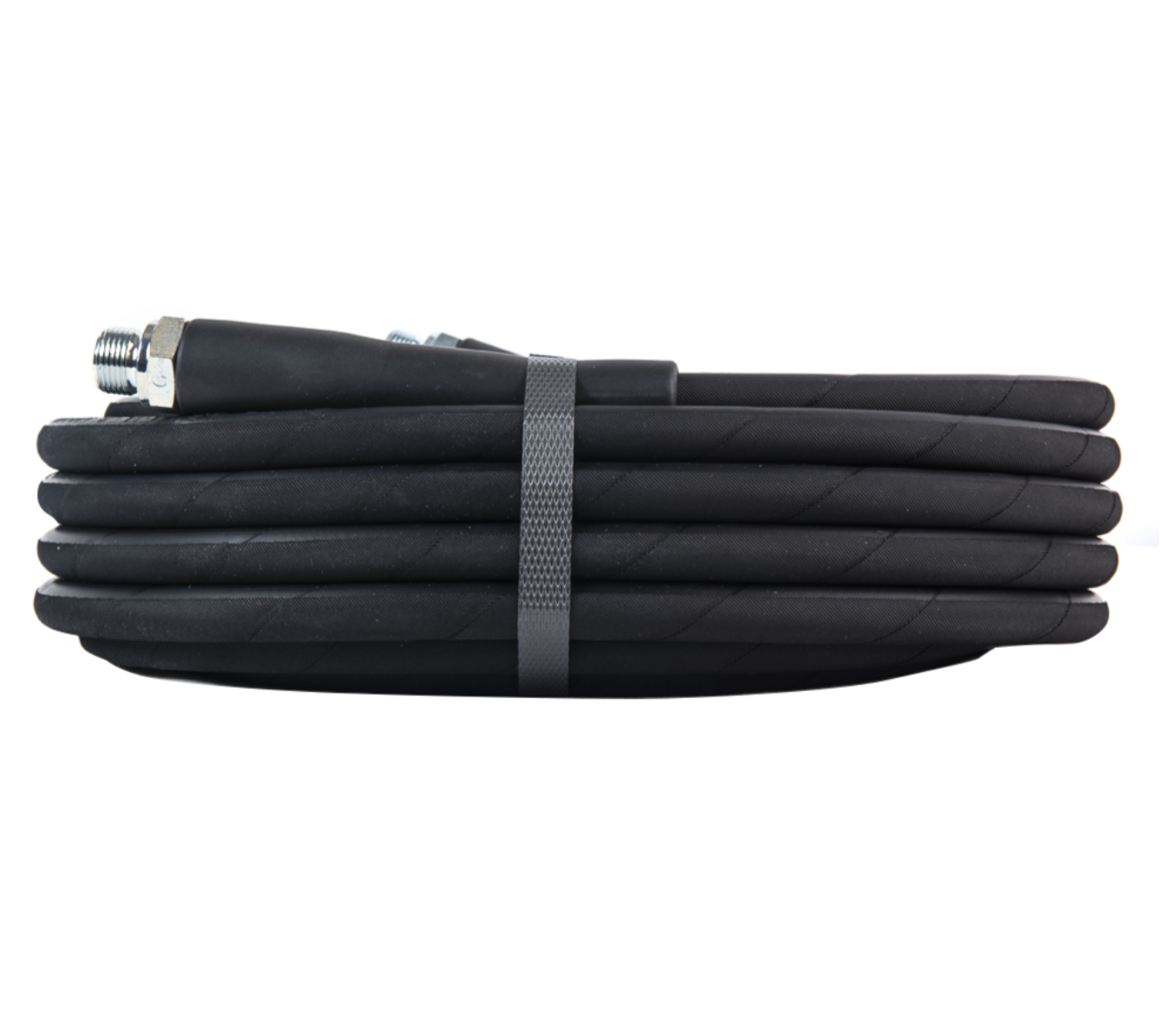 BLACK 20 METRE 400 BAR HIGH PRESSURE HOSE, 3/8