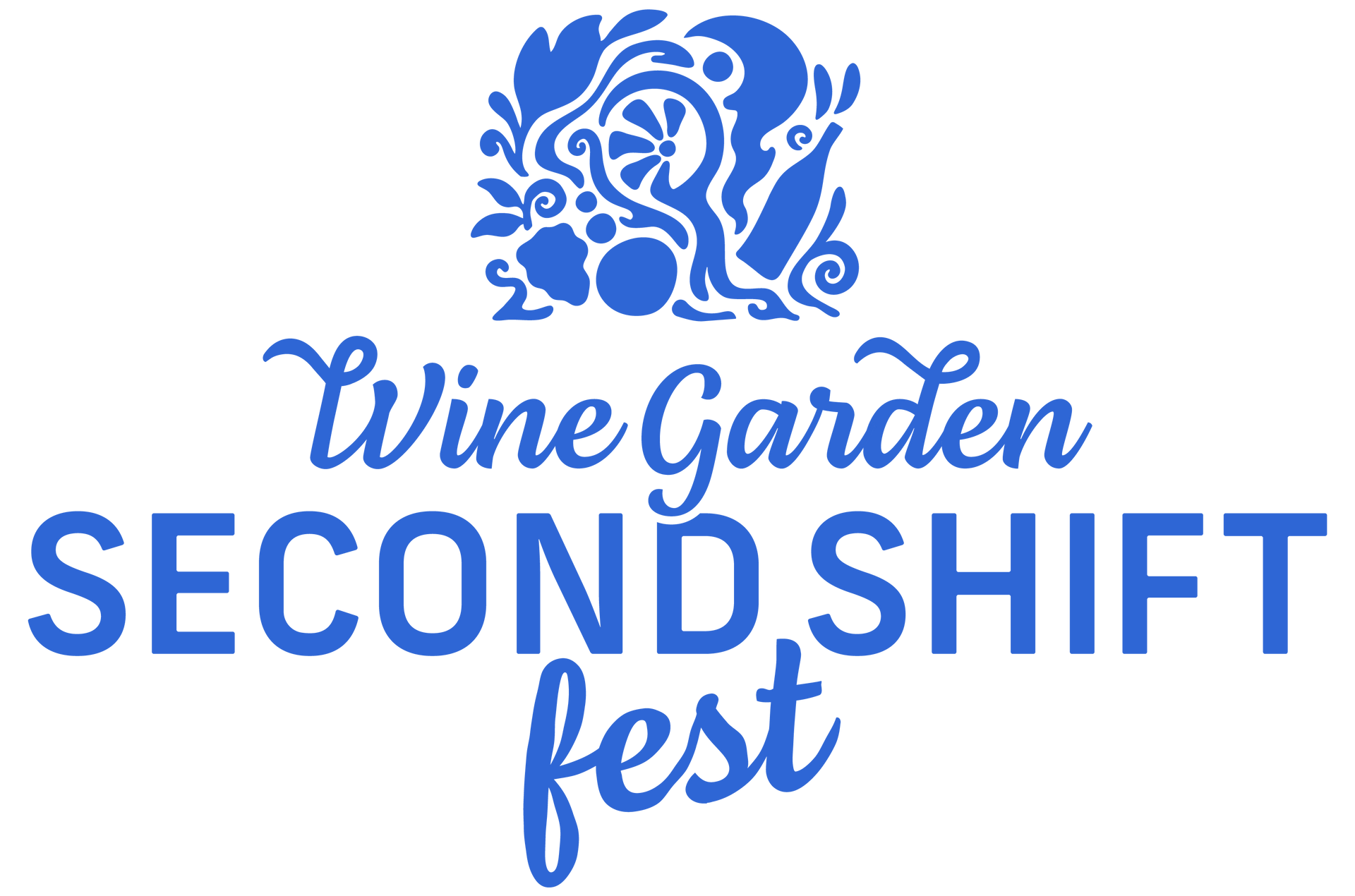 The logo for wine garden holiday & market in sonoma , ca