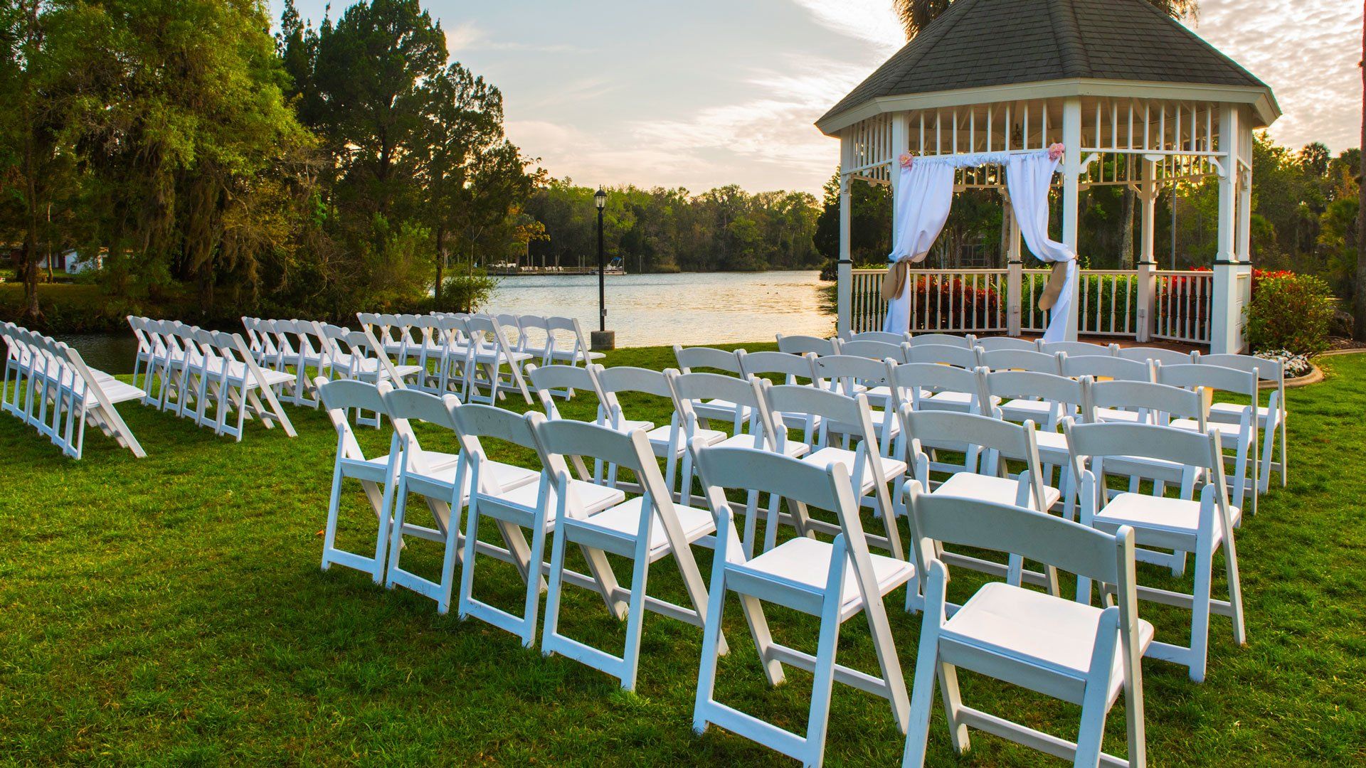 Arranged Chairs Outdoors — Spencerville, IN — Countryside Tent Rental Inc