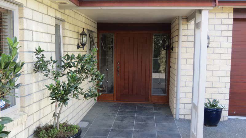 Renovated house entrance 