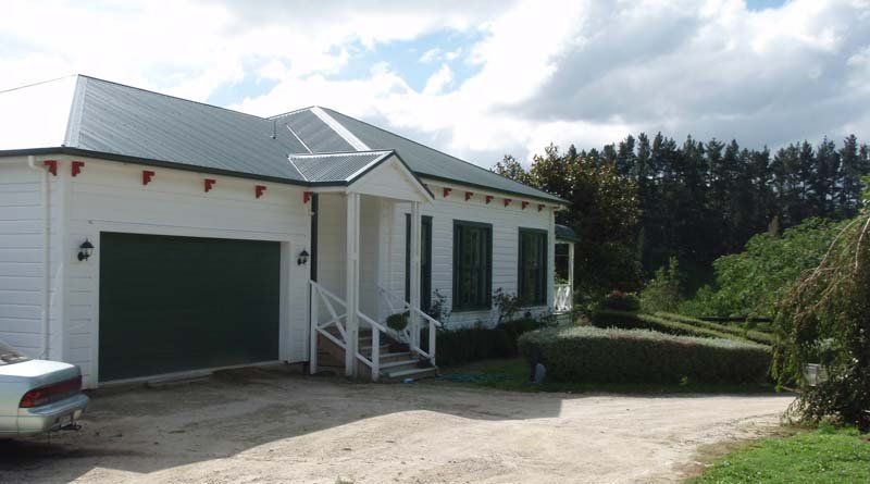 Exterior of the house after renovation