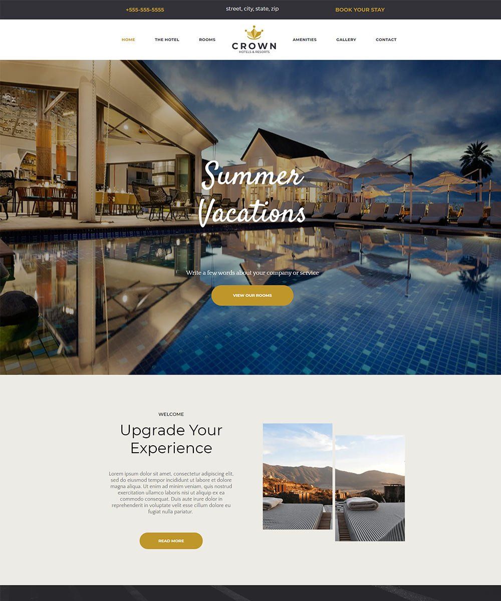 hotel and resorts theme crown resorts and hotels template
