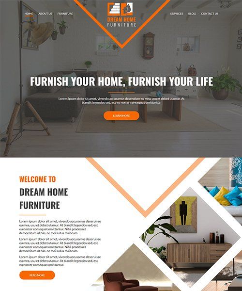 furniture theme dream home furniture template