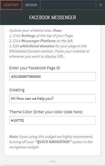 facebook messenger option enter theme color