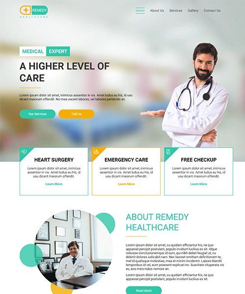 medical theme remedy template