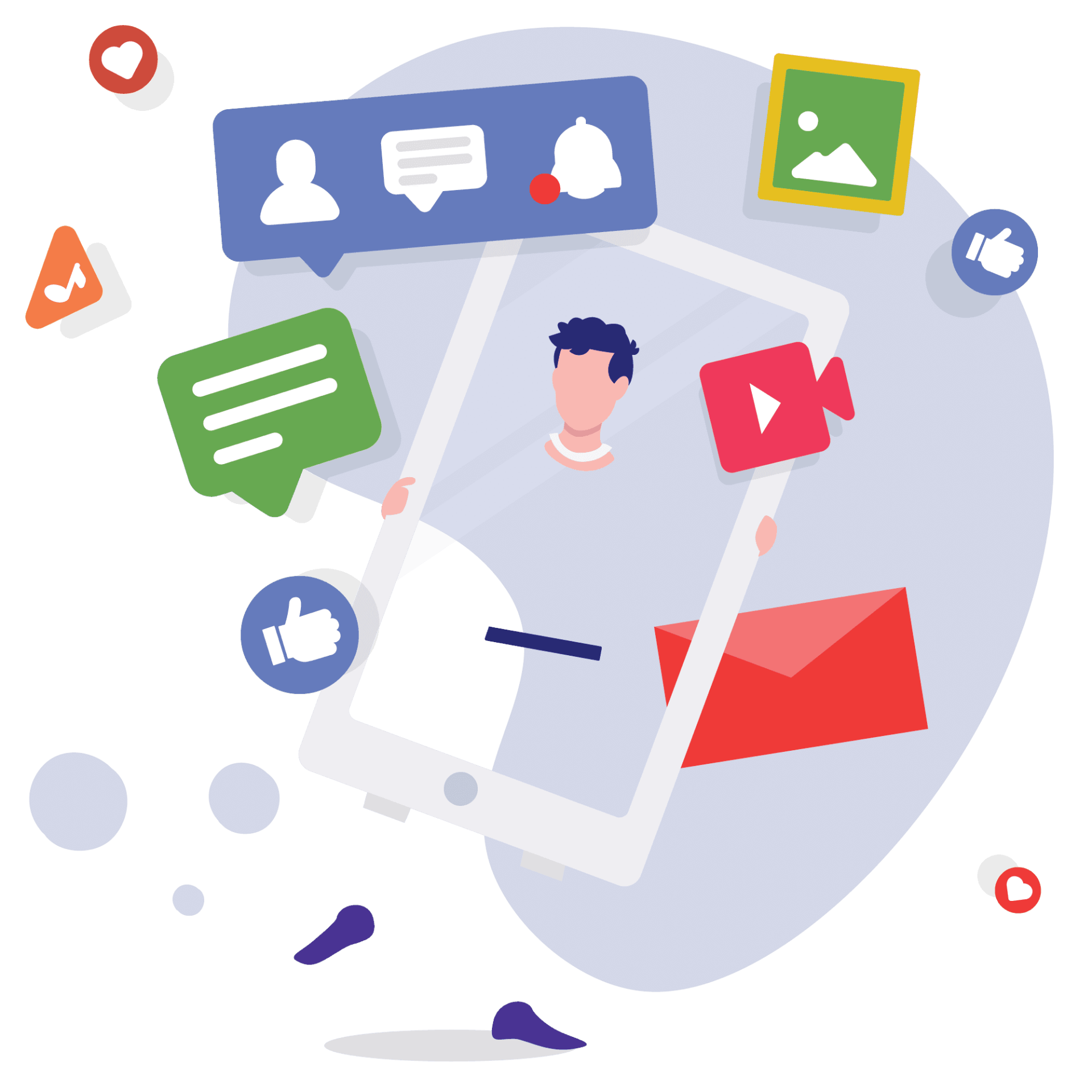social media calendar in Denver, CO for scheduled post creation via phone and email alerts