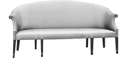 gray sofa with wood 