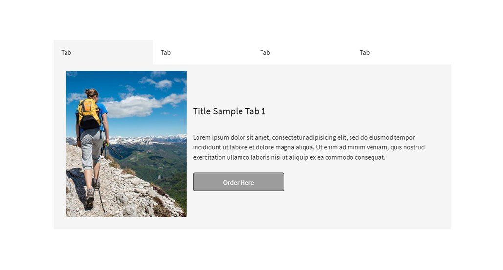 custom tabs widget