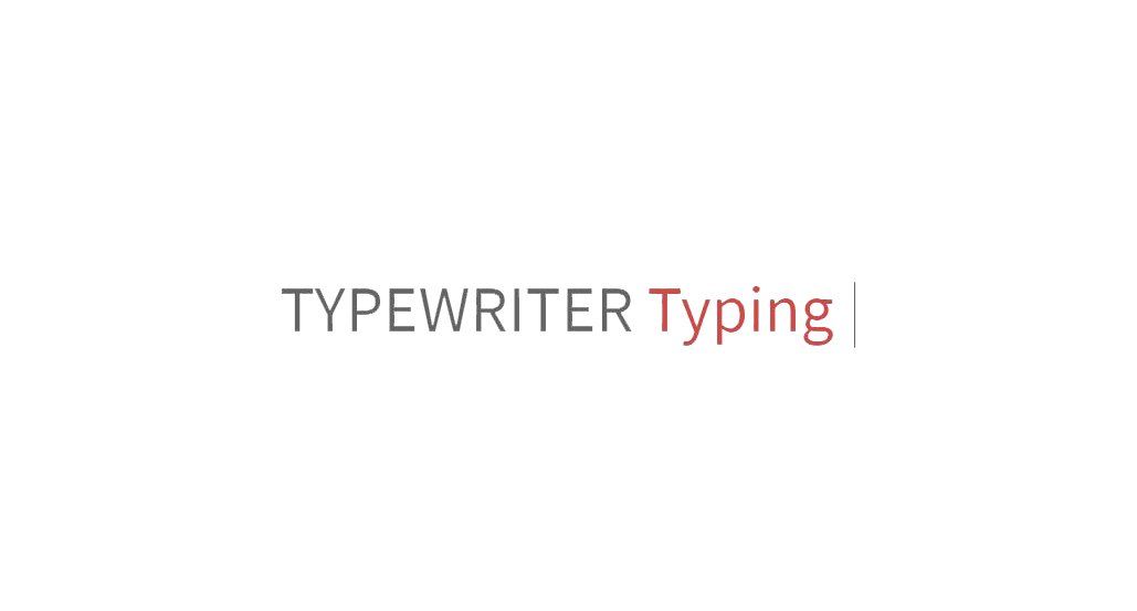 type writer text widget