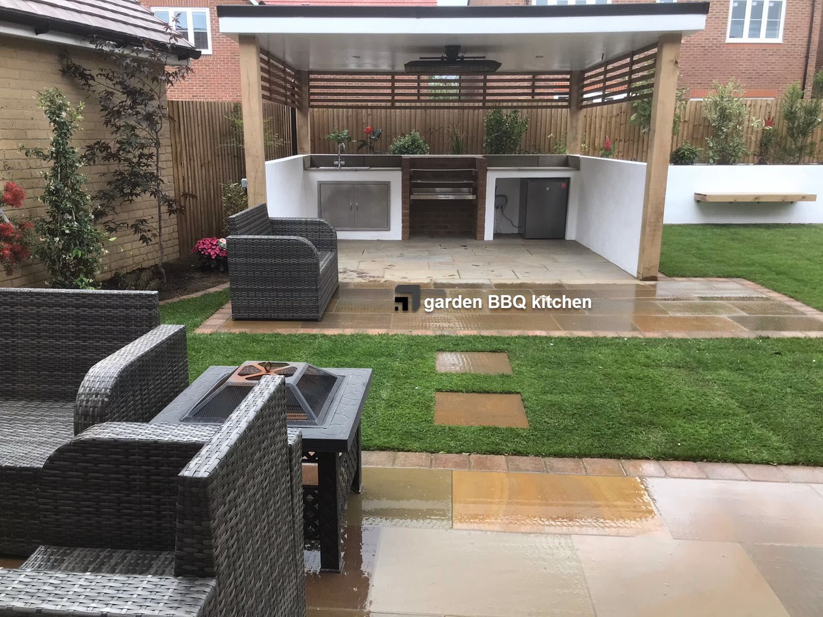 garden BBQ kitchen building