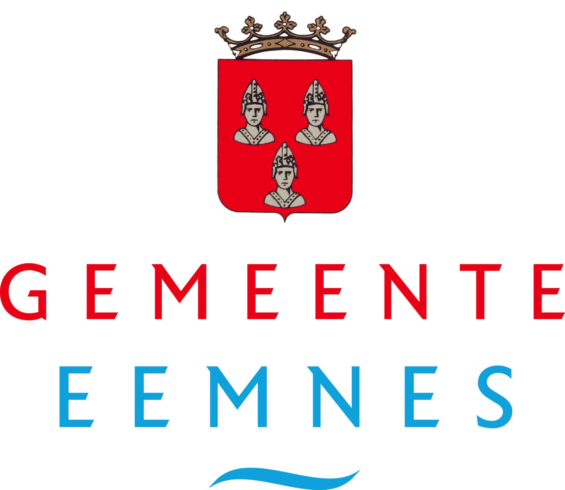 Een logo voor een stad genaamd gemente eemnes