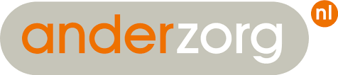 Een logo voor anderzorg in oranje en wit