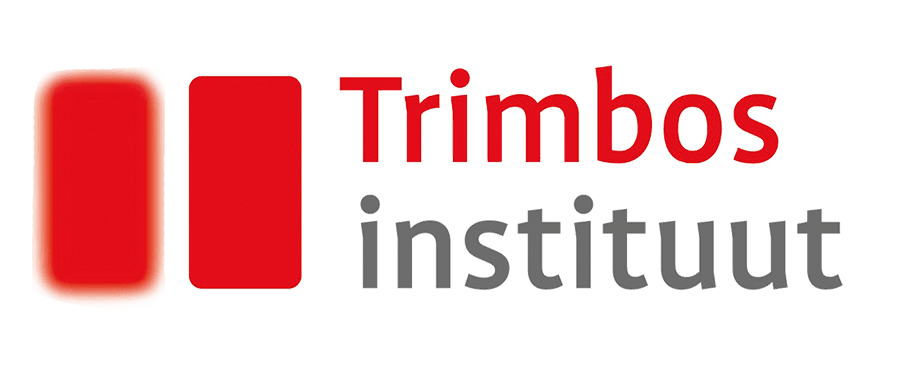 Een rood-wit logo voor het trimbos instituut