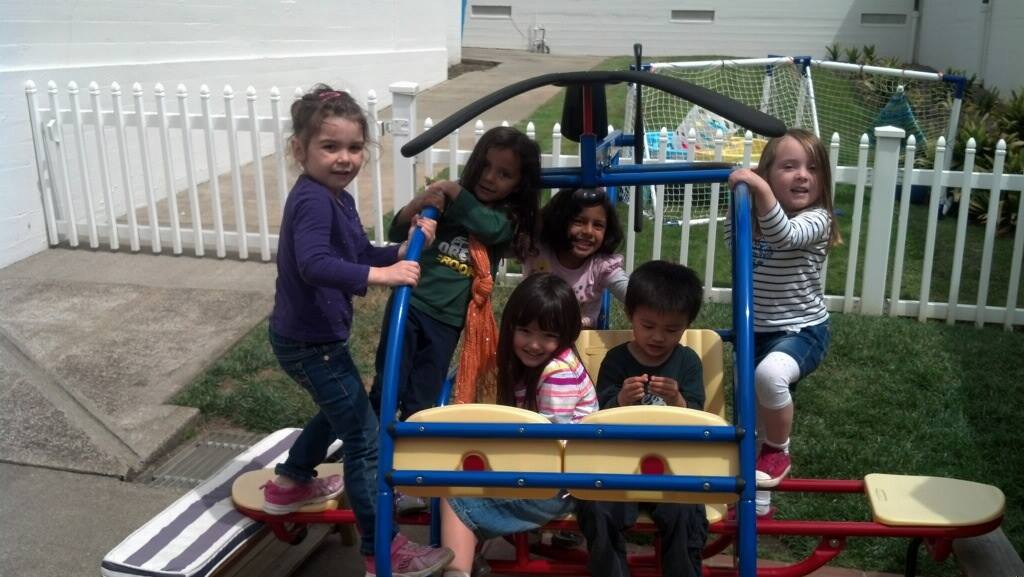 Kids on Playground, Daycare Center in San Francisco CA