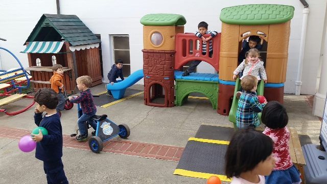 Kids in Play Area, Preschool Center in Marin CA