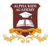 Logo for Alpha Kids Academy - Providing quality care & education for children 0-6. Low teacher student ratio. No potty training required. Spanish & Mandarin curriculum at select locations