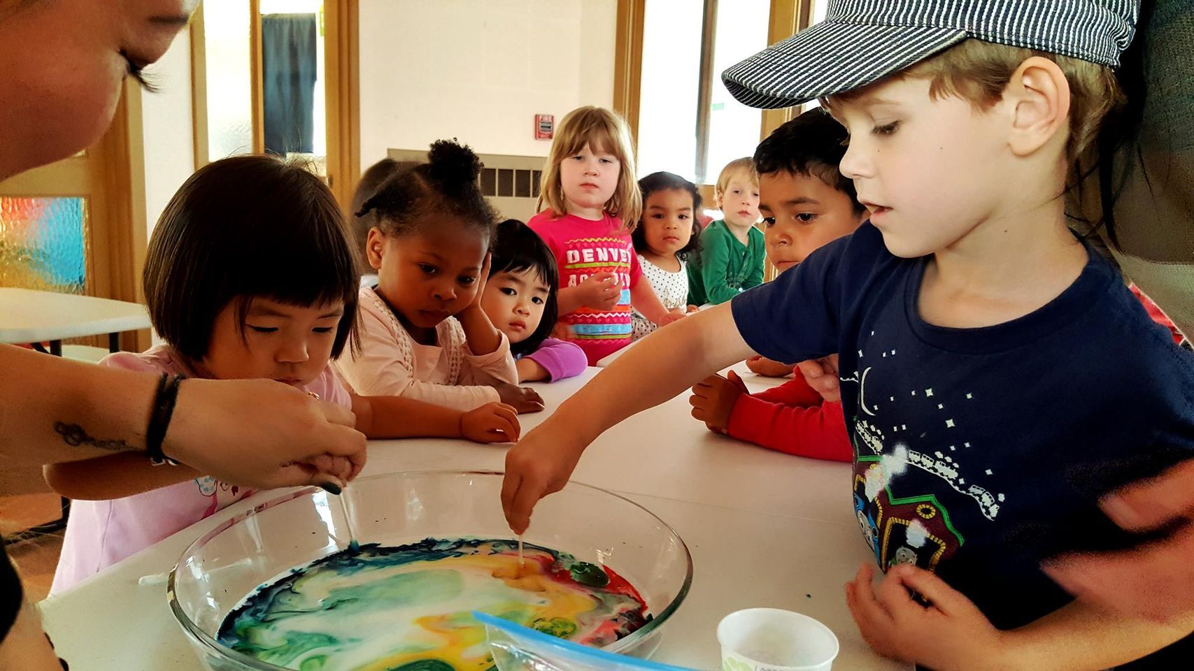 Children Participating in Fun Activity at Local Preschool