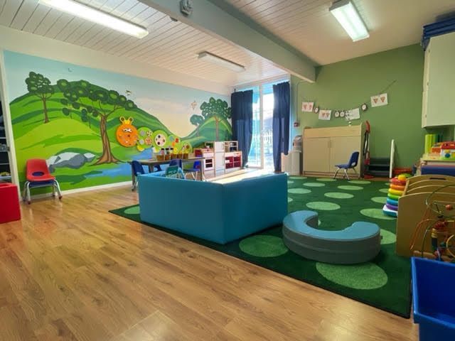Interior view of Alpha Kids Academy day care center