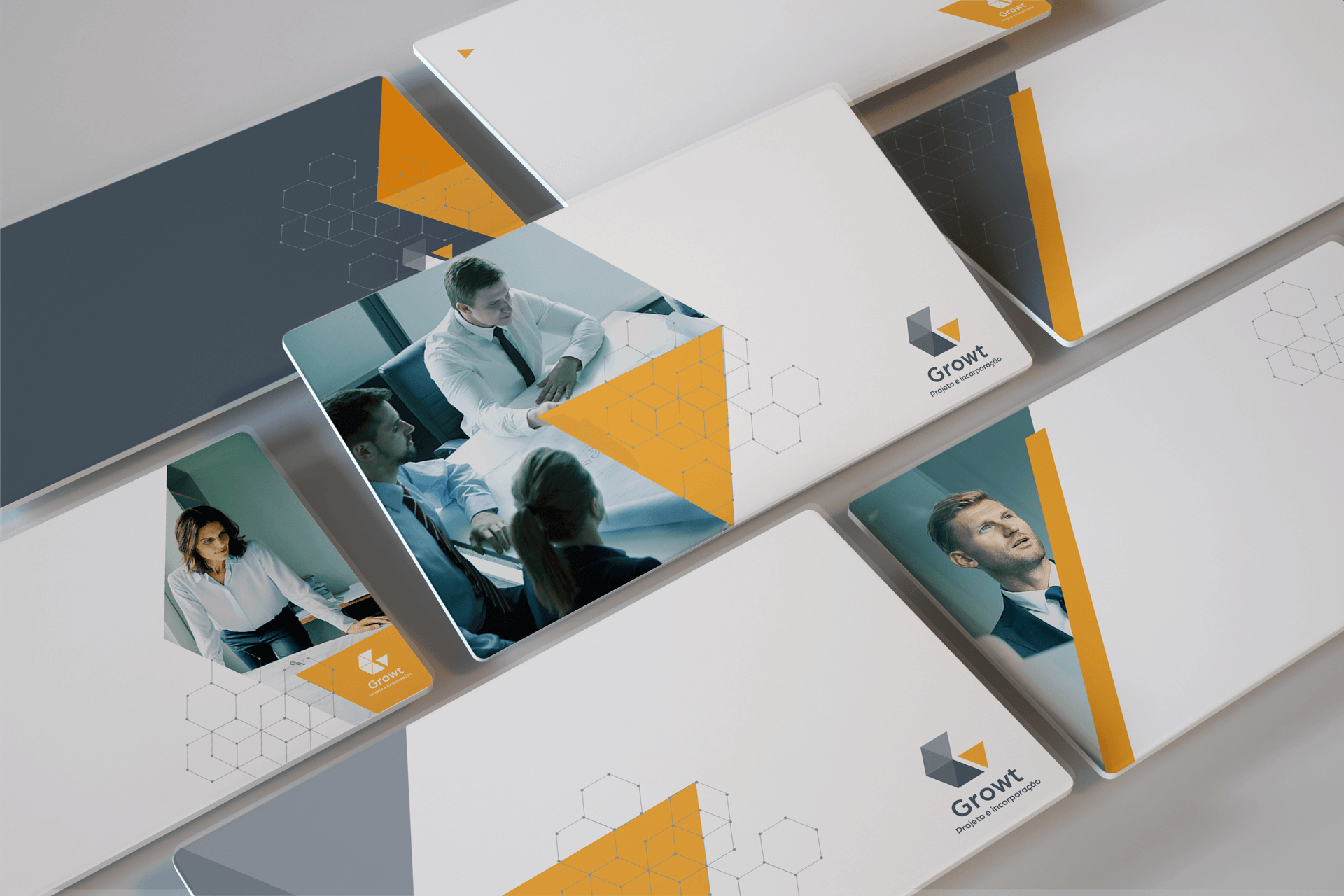 Telas de template de PowerPoint