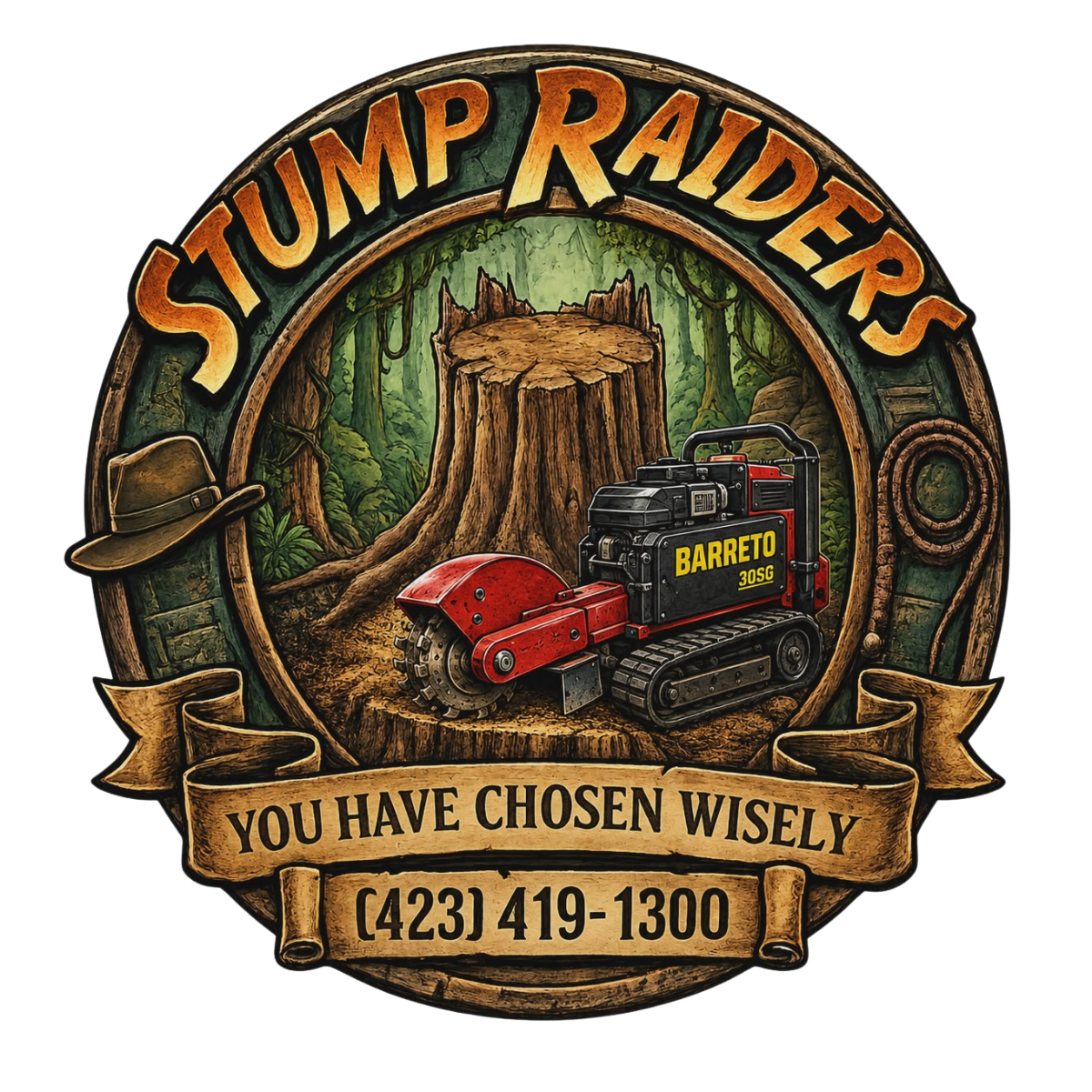 Stump Raiders Logo