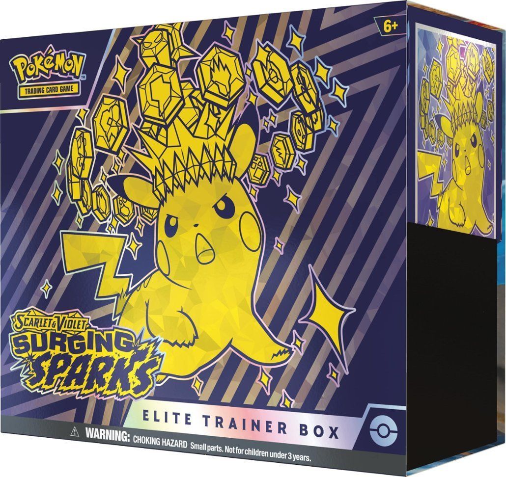 Pokemon Trading Card Game: Scarlet and Violet Surging Sparks Elite Trainer Box