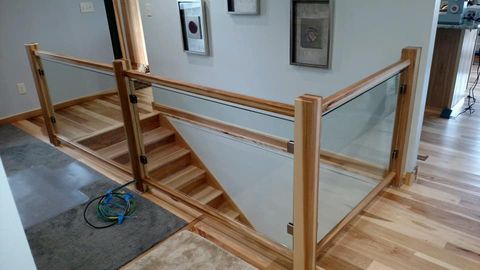 Glass Staircase — Wisconsin — White City Glass