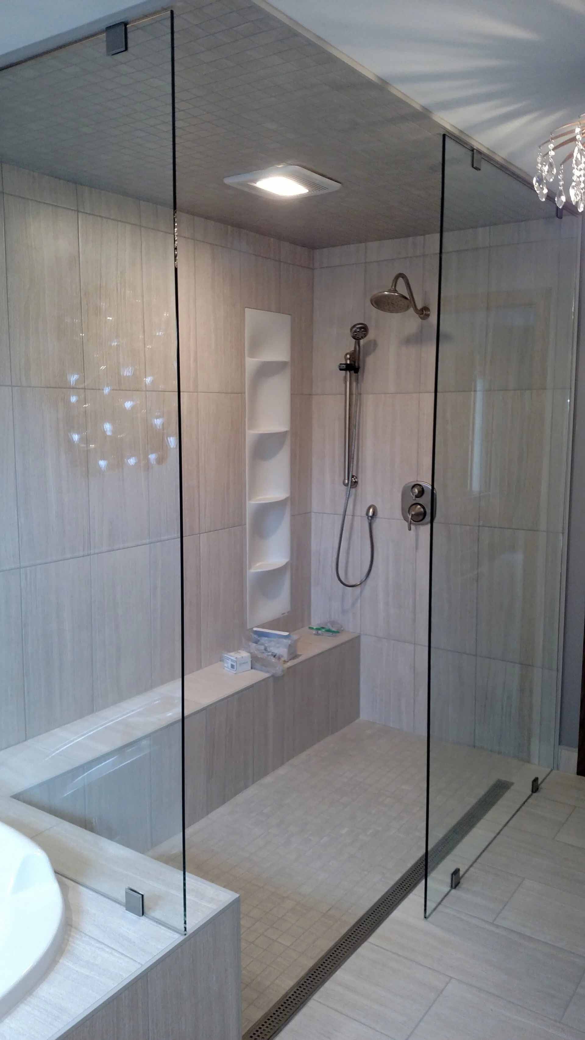 Frameless Shower Door — Wisconsin — White City Glass