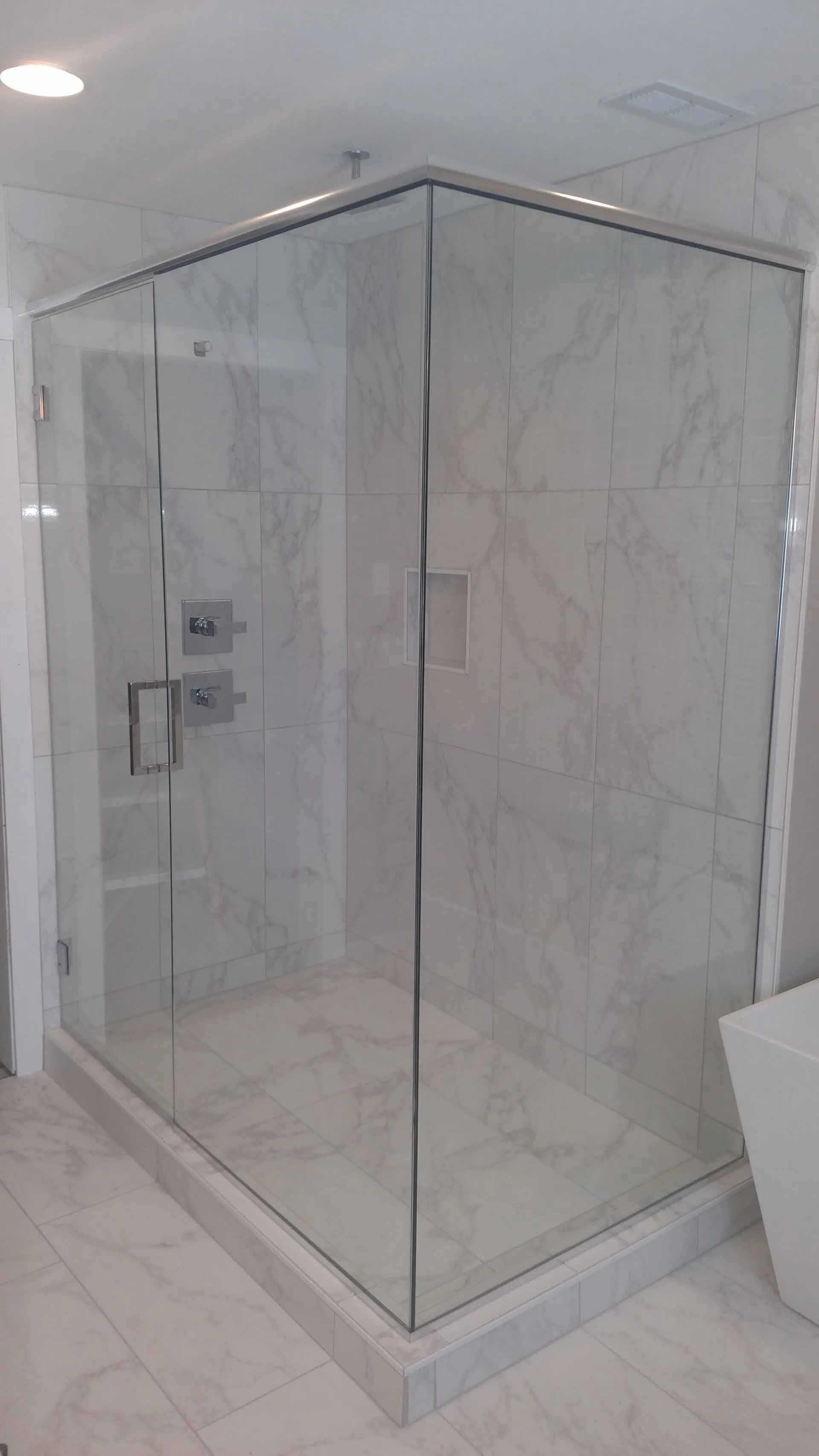 Small Shower Room — Wisconsin — White City Glass