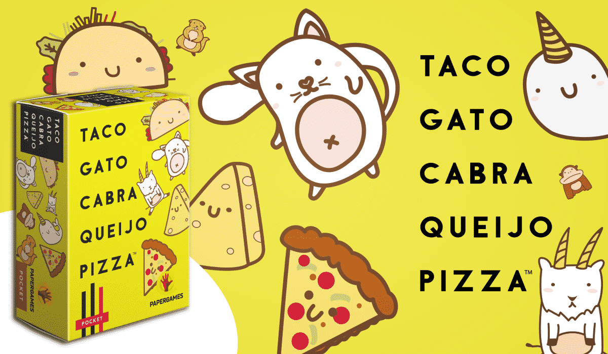 Jogo De Mesa Taco Gato Cabra Queijo Pizza Papergames - PAPER GAMES - Jogos  de Cartas - Magazine Luiza