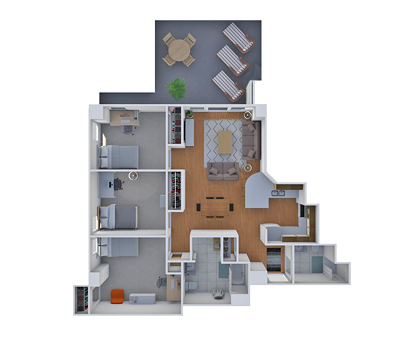 Three Bedroom