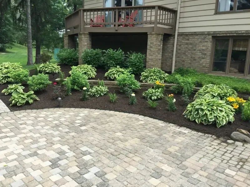 House with Garden — Atwater, OH — Northern Buckeye Lawn & Landscape