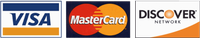 Visa, Mastercard and Discover Logo