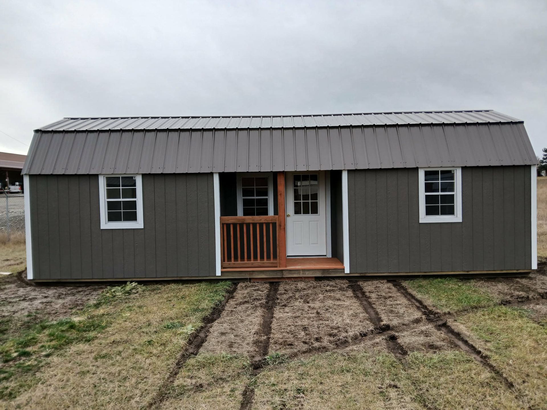 great deal on a high quality portable cabin with lofts for sale in Eureka, Montana
