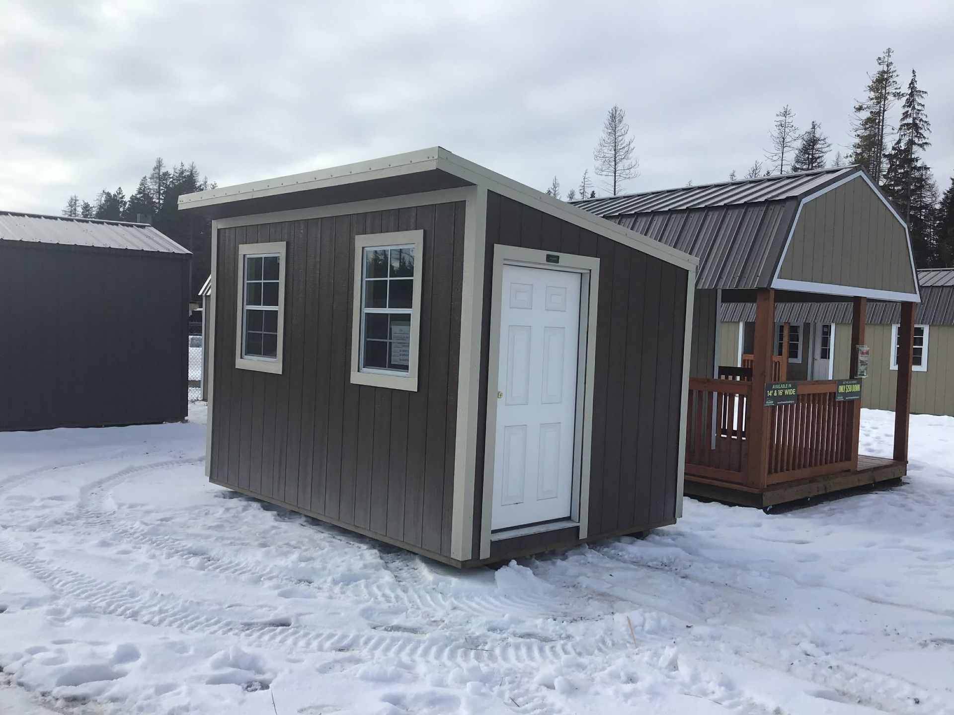 Great deal on a 8x12 cottage shed for sale in Whitefish, Montana