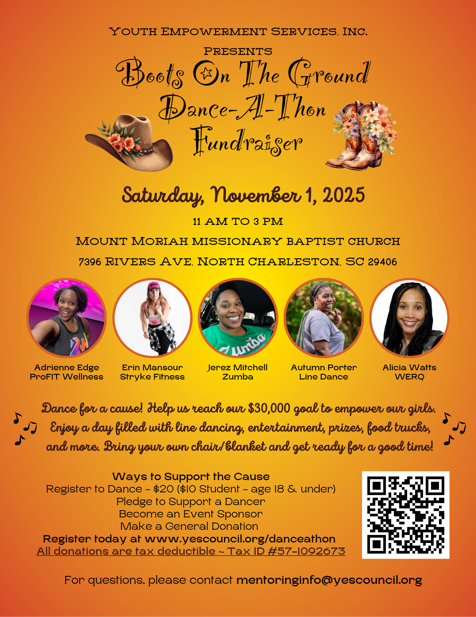 a sign that says walkathon walking to empower our girls