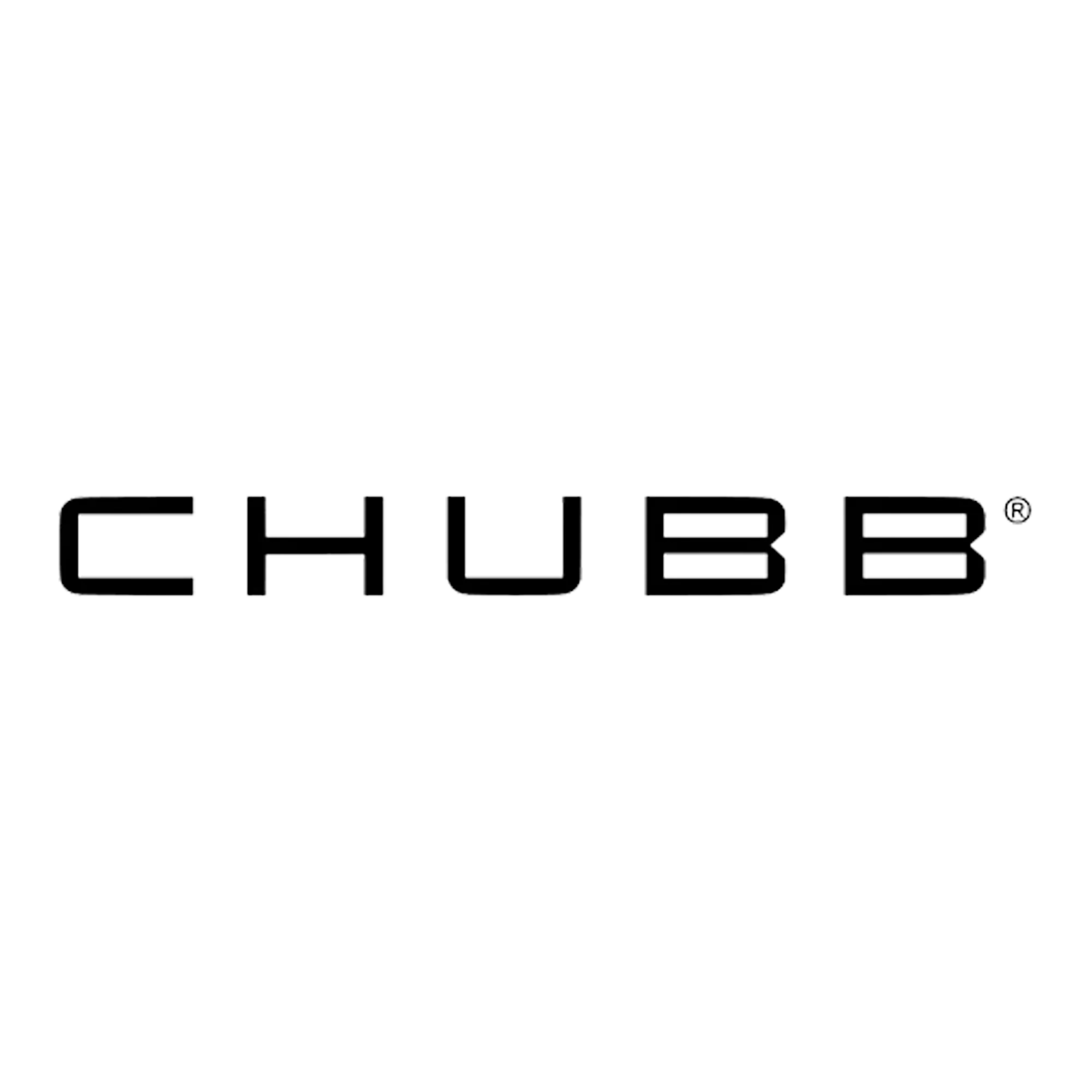 CHUBB logo, black text on a white background.