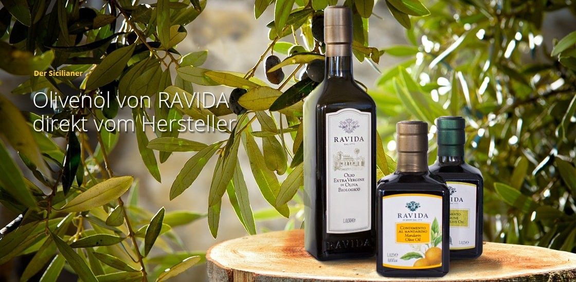 RAVIDA Olivenöl – direkt vom Hersteller aus Sizilien, Italien, Premiumqualität