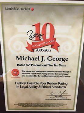 Michael J. George, P.C. Anniversary — Law Office in Great Falls, MT