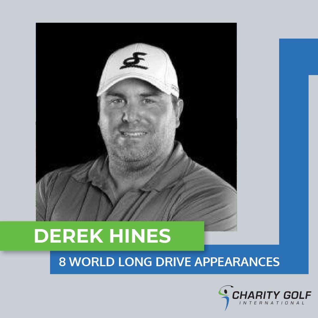 A black and white photo of a man with the name derek hines