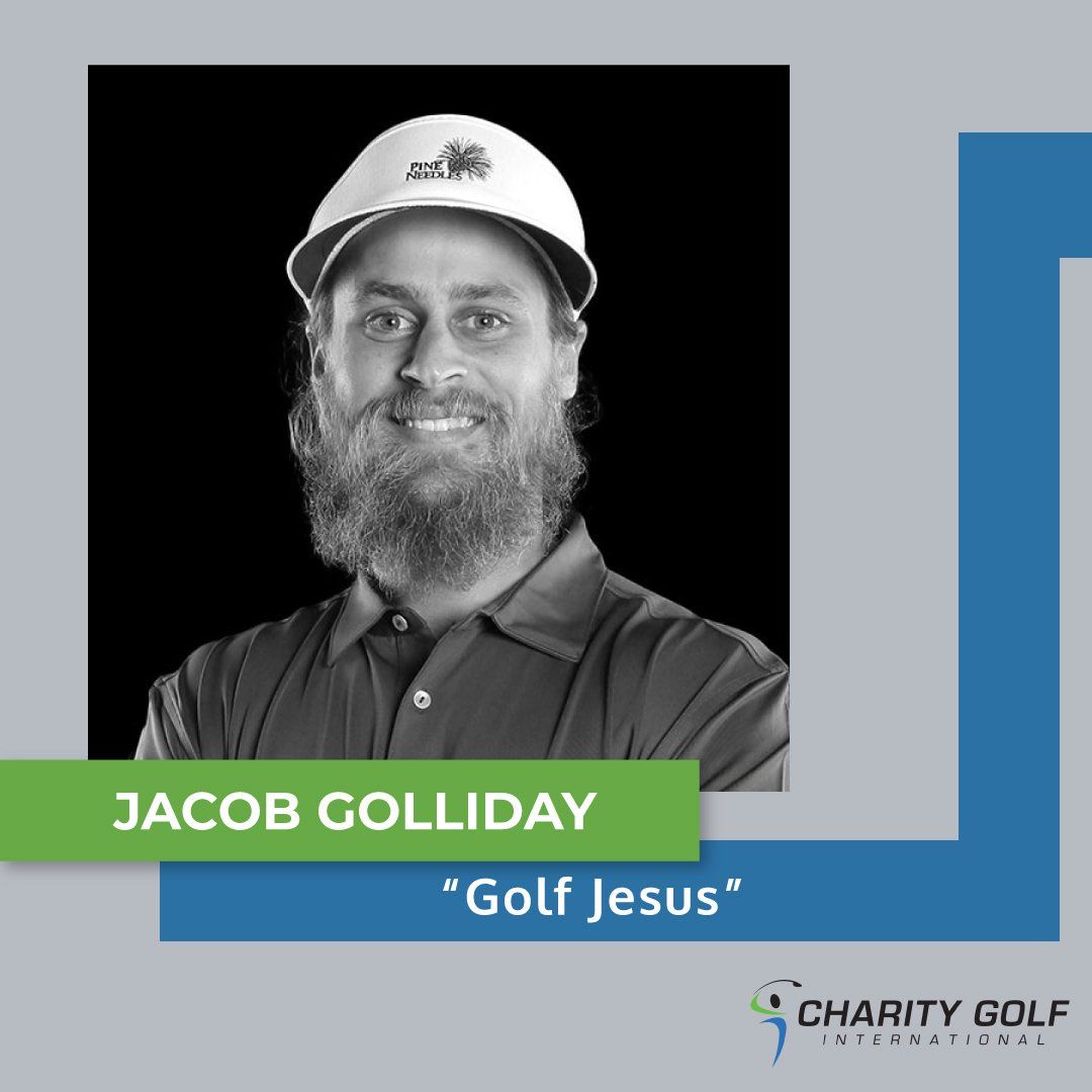 Jacob golliday is a golfer with a beard