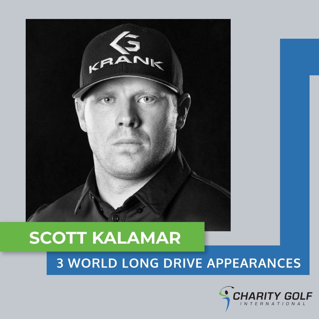 A man wearing a krank hat has 3 world long drive appearances