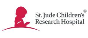 The logo for st. jude children 's research hospital