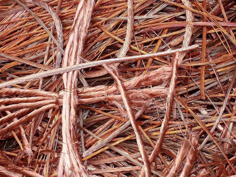 A Close Up Of A Pile Of Copper Wire — Antons Recycling In Ciccone, NT
