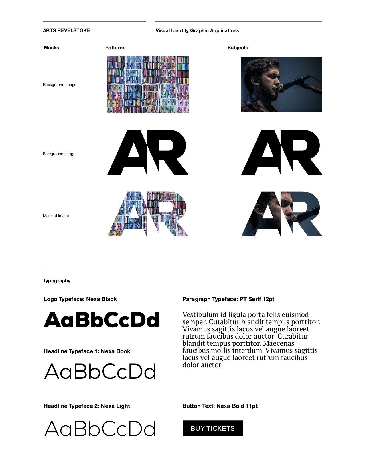 A man is singing into a microphone on a white background.