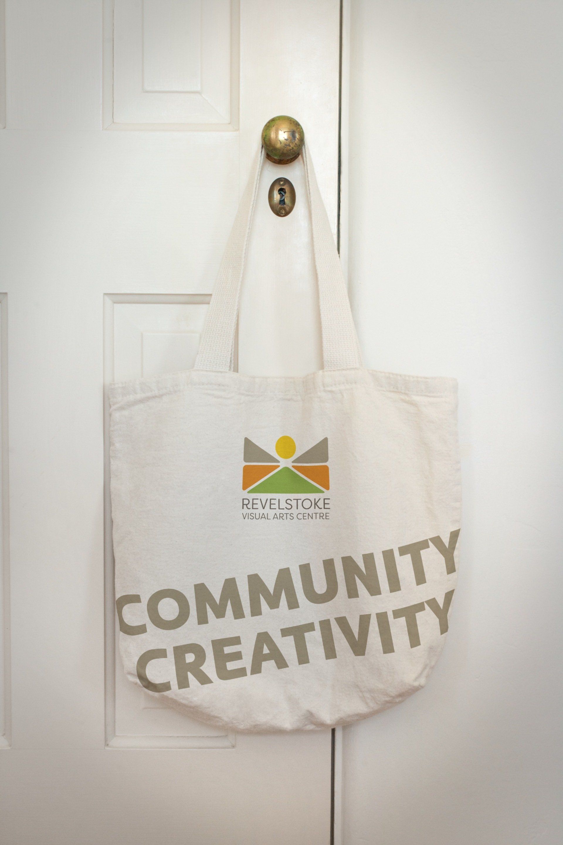 revelstoke visual arts centre tote bag