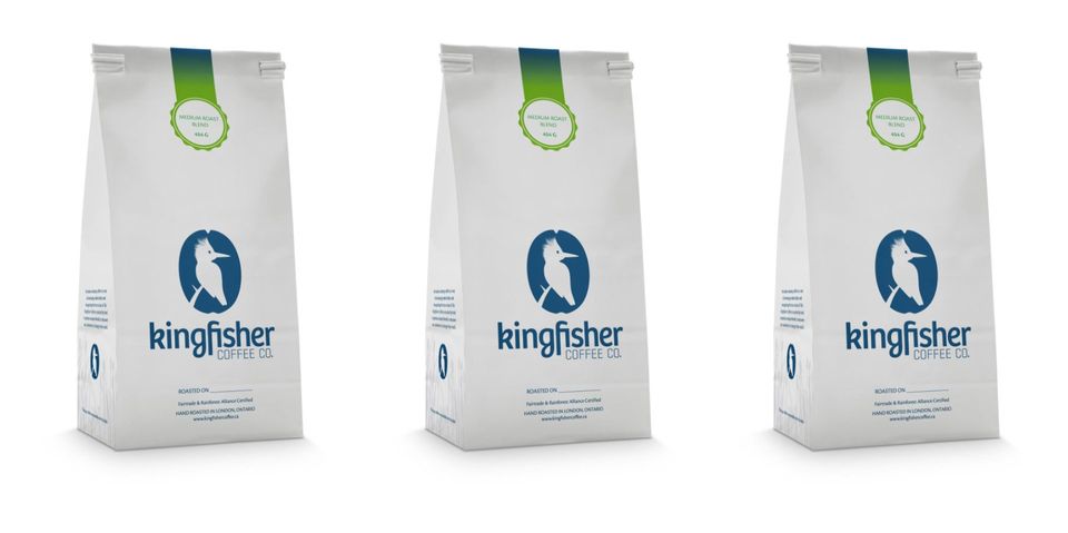 kingfisher coffee packaging
