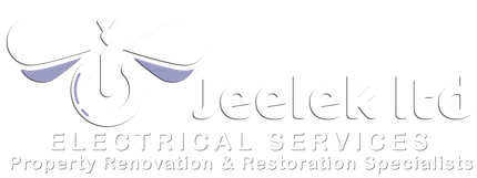 Logo of Leelek Ltd with a stylized abstract design and text in white.