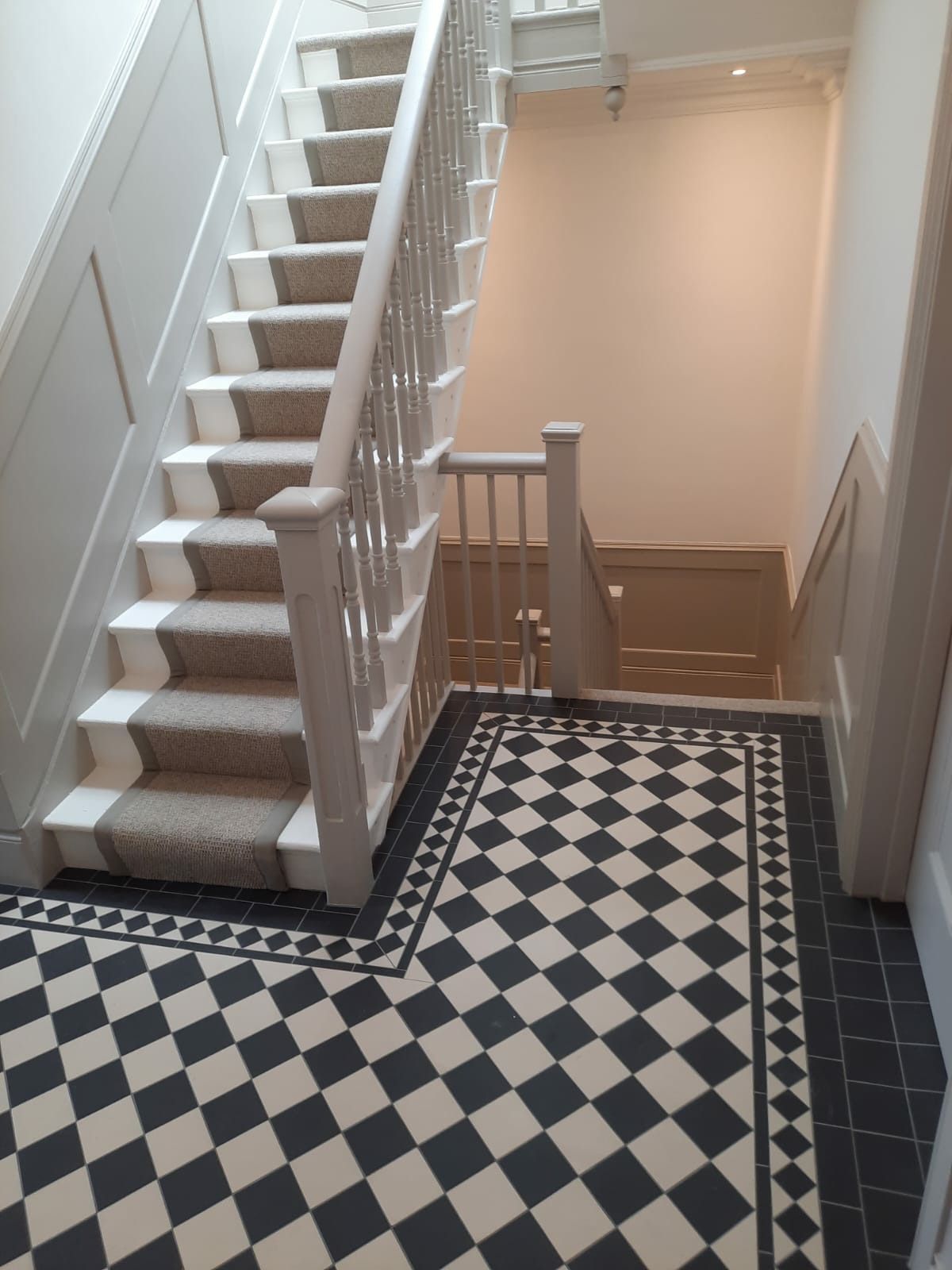 Hallway and landing of a Victorian townhouse
