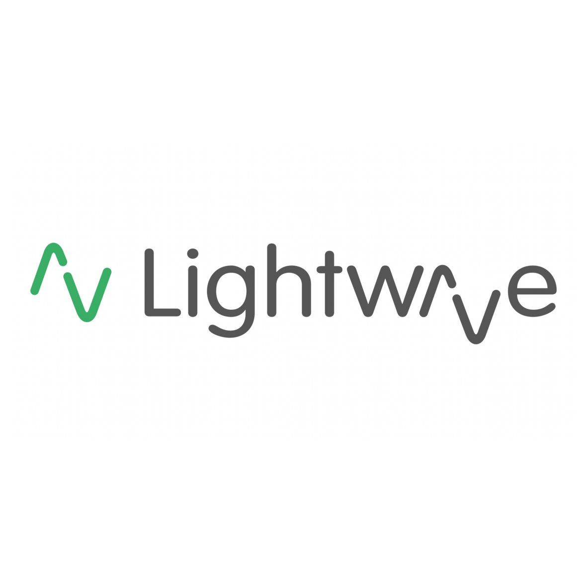 A lightwave logo on a white background.