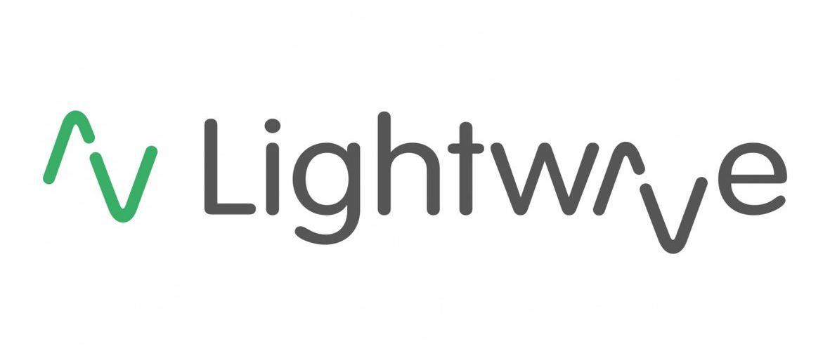 The lightwave logo is green and black on a white background.